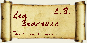 Lea Bracović vizit kartica